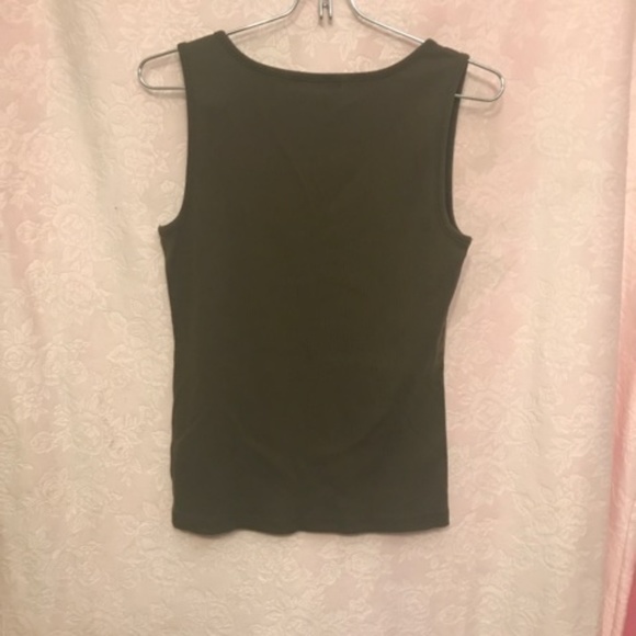 Ralph Lauren Olive Green Tank Top M - Picture 3 of 3